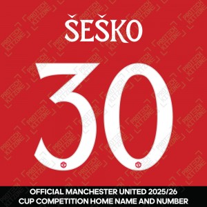 Manchester United 25/26 Home Shirt